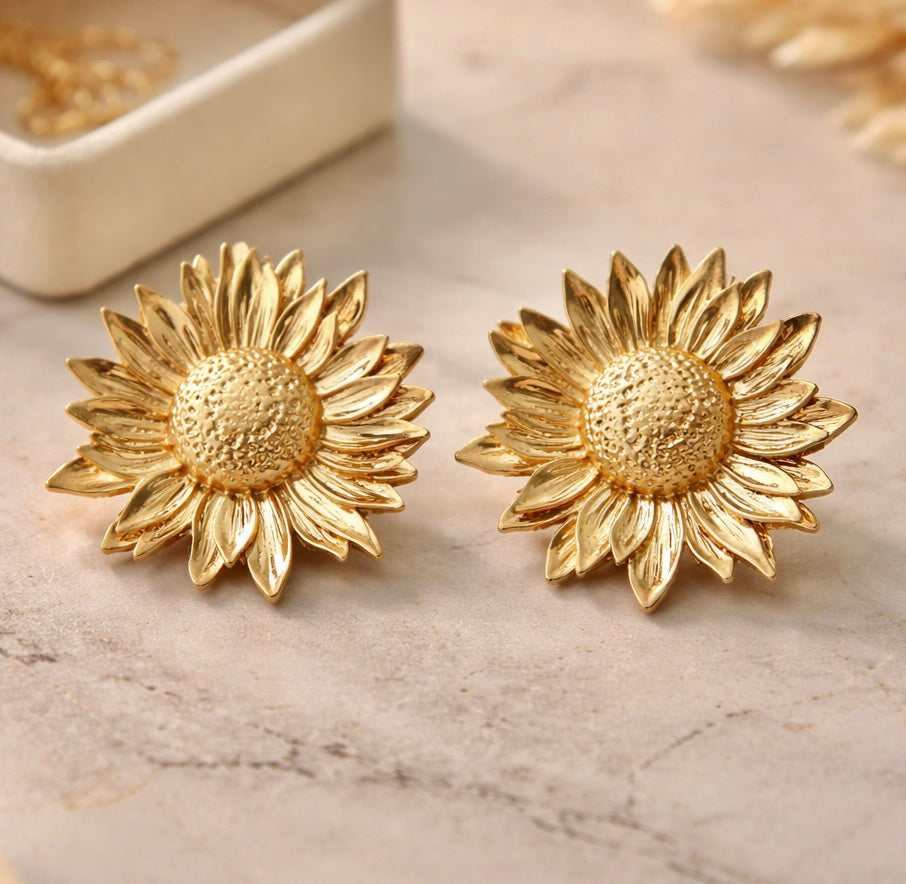 Boucles d’oreilles Fleur