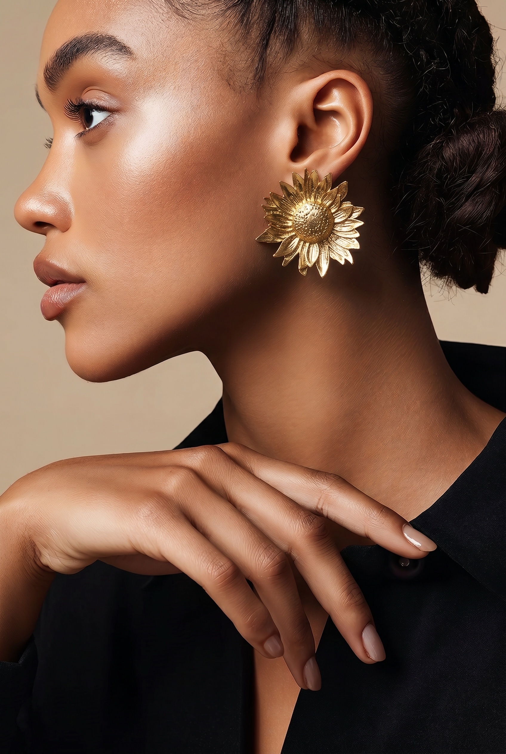 Boucles d’oreilles Fleur